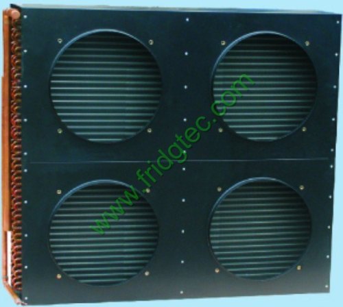 CHINA MADE GOOD QUALITY COPPER TUBE FIN CONDENSER WITH FAN COVER