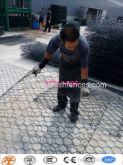 Haotian high quality hexagonal gabion basket factory