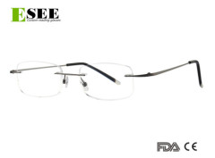 Hot sell Custom Unisex rimless reading glasses