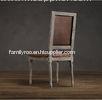 Luxury rustic high back leather dining chairscontemporaryKitchen furniture