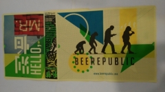 Paper Republic No.1 double-fold business brochure printing for beer company