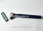 Disposable Straight Handle double bladed razor with removable Head