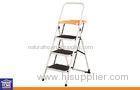Modern 3 Steps Steel Ladder for Home with Handrail and Spong Black or Custom Color