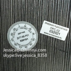 High Quality Round Matt Metallic Silver Waterproof PET Adhesive Tamper Proof Labels Warranty Security Sticker