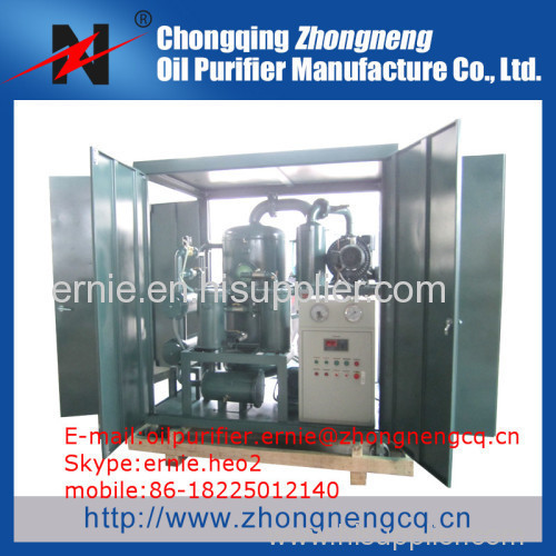 Double-Stage Vacuum Automation Insulation Oil Purifier