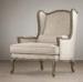 Comfortable Fabric Living Room Chairs / Upholstered floral living room furniture
