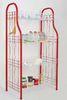 Foldable 4 Tier Big Kitchenware Shelf Storage Racks with Cup Hook and Dish Rack