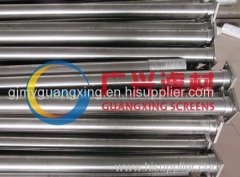 stainless steel v wire filter candles used in the Oil refineries Vulcanization workshop