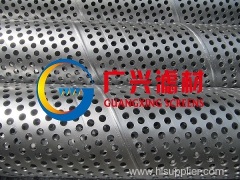 Stainless steel Perforated casing round hole pipe