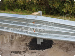 Highway steel traffic barrier