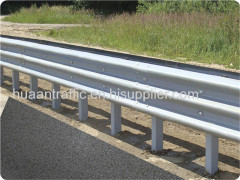 Highway steel traffic barrier