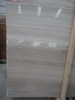 Wooden white natural marble