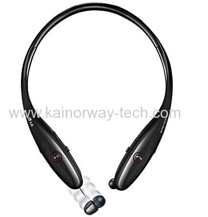 New LG Tone Infinim Premium HBS900 Bluetooth Stereo Handsfree Earbud Headphones With Retractable Wire Management