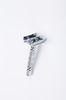 Safety shaving butterfly open safety razor silver handle patented design