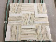 Landscape white natural marble