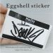 Custom black UV ink printing Eggshell outdoor use