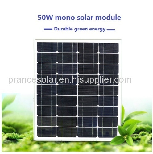 mono 50 watt photovoltaic solar panel