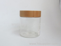 PFB Frosted PET Bottle/Jar +Bamboo Pump/Cap