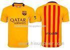 Yellow 10 Messi football uniform Soccer Shirts For Men Barcelona Away