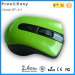 blue and arange ergonomic design wireless mouse