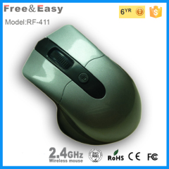 ergonomic design stable wireless mouse with CPI switch supplier