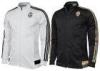 Superstar Soccer Jacket Zip Football Tracksuit White Black Juventus