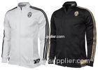 Superstar Soccer Jacket Zip Football Tracksuit White Black Juventus