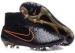 Onda FG Poison Superfly Soccer Shoes Black Rough Green Hyper Crimson Boots