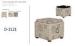 Upholstered Square black grey fabric storage ottoman Stackable for save space