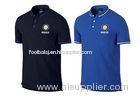 Black Blue Soccer Polo Shirts turndown collar Football Team Polo t shirts