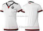 Germany Home Womens Soccer Jerseys V Neck White Sportswear With Player Name Number