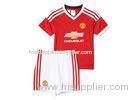 Customized Kids Soccer Jersey Club Team Football Wear Man United Home