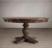 Recycled Fir Solid Wood round wood dining room table 152*152*78 cm large size