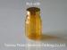 Transparent Brown Safety Empty Capsule Bottle With Shiny Coating Cap