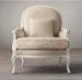 Stylish Nice Fabric Living Room Chairs Solid Wood Fabric Upholstered Lyon Chair