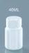 Brown / White Medical Hdpe Plastic Bottles 40ml For Healthcare