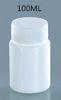 Pharma Oval Liquid Capsule / Pill HDPE Plastic Bottles 100 ml