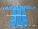 Nonwoven SMS / PP + PE Disposable Medical Gowns / Surgical Isolation Patient Coat S M L XL