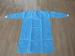 Nonwoven SMS / PP + PE Disposable Medical Gowns / Surgical Isolation Patient Coat S M L XL