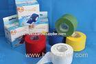 Waterproof Elastic Medical Bandage Tape / White Blue Self Adhesive Sports Tape