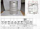 DIN Standard Stainless Steel Keg With Micro Matic Spear / 50 Litre Beer Kegs
