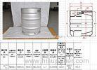 50L Euro Standard Empty Beer Barrels With Polish / Stainless Steel Wine Keg