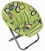 Kids Folding Moon Chair Modern Furniture Chairs Children Lounge Chair with Cotton Faric Cover