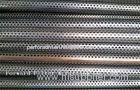 Welded Perforated Metal Tube / Perforated Copper Pipe For Oil Well