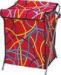 Foldable Oxford Fabric Iron Tube Decorative Storage Boxes Laundry Bin / Custom Clothes Basket