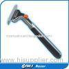 Plastic handle triple blade razor black metal handle safety razor for Adult