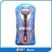 Home use Personal care five blades razor metal with rubber handle triple blade