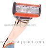 Mens Manual Top trimmer five blade razor with vitamin E lubrication strip