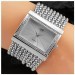 Fashion Classic Quartz Women Gold Silver Rhinestone Alloy Band Bracelet Watch