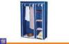 Metal Tube Portable Nonwoven Fabric Bedroom Wardrobe for Storage Clothing